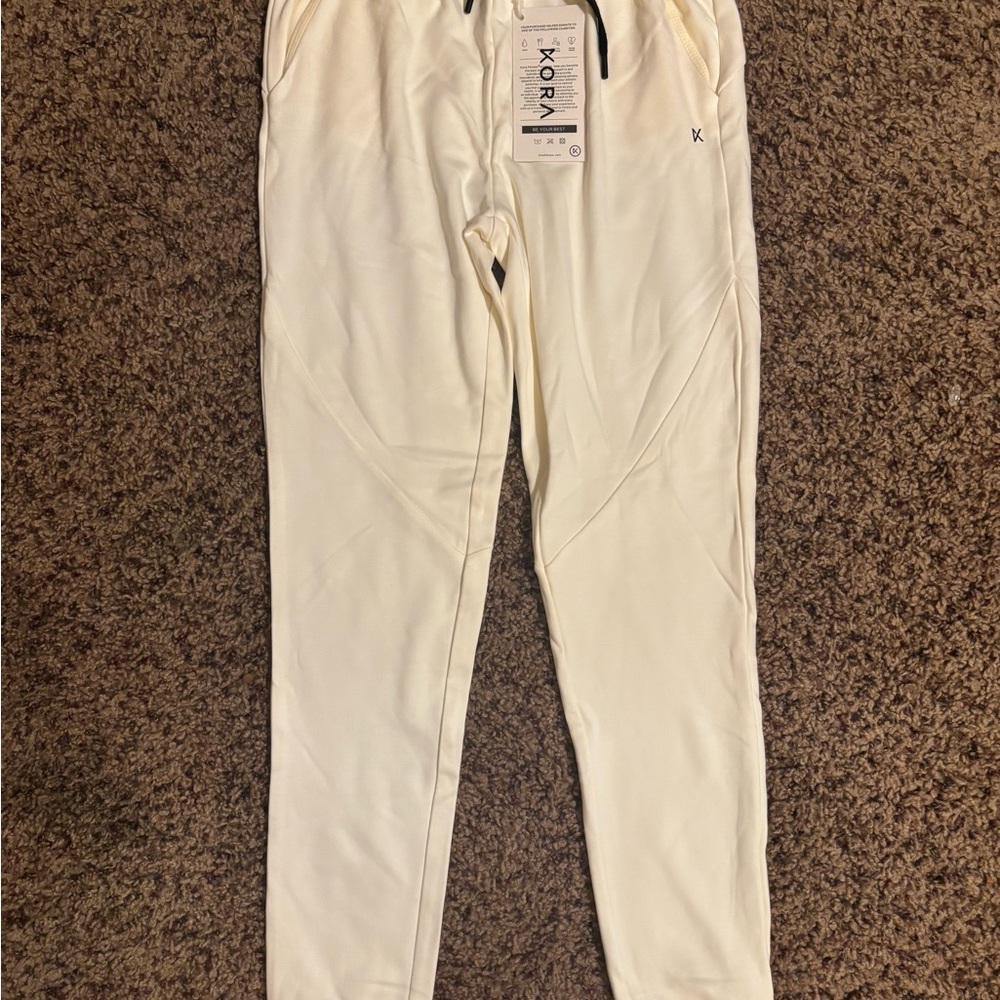 KORA White Jogger Pants
